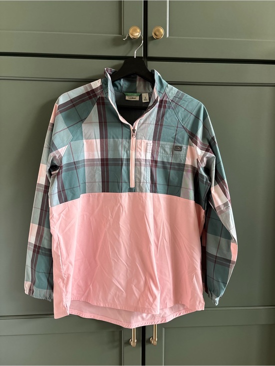 L.L. Bean Jackets & Blazers - EUC LL Bean Windbreaker Women’s Pullover Plaid Lightweight Jacket ID #514065 M